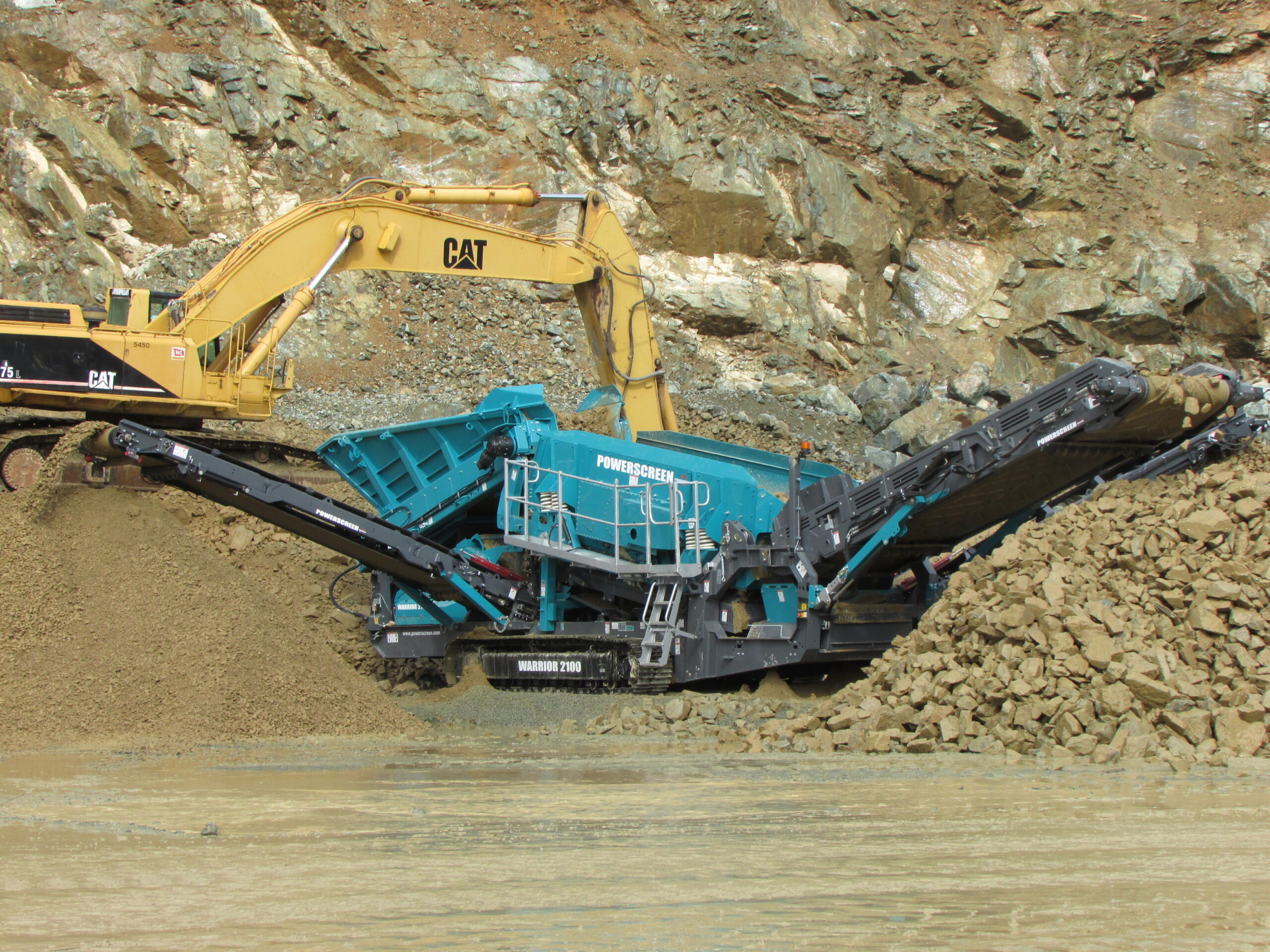 SCHWERLASTSIEBANLAGE - POWERSCREEN WARRIOR 2100