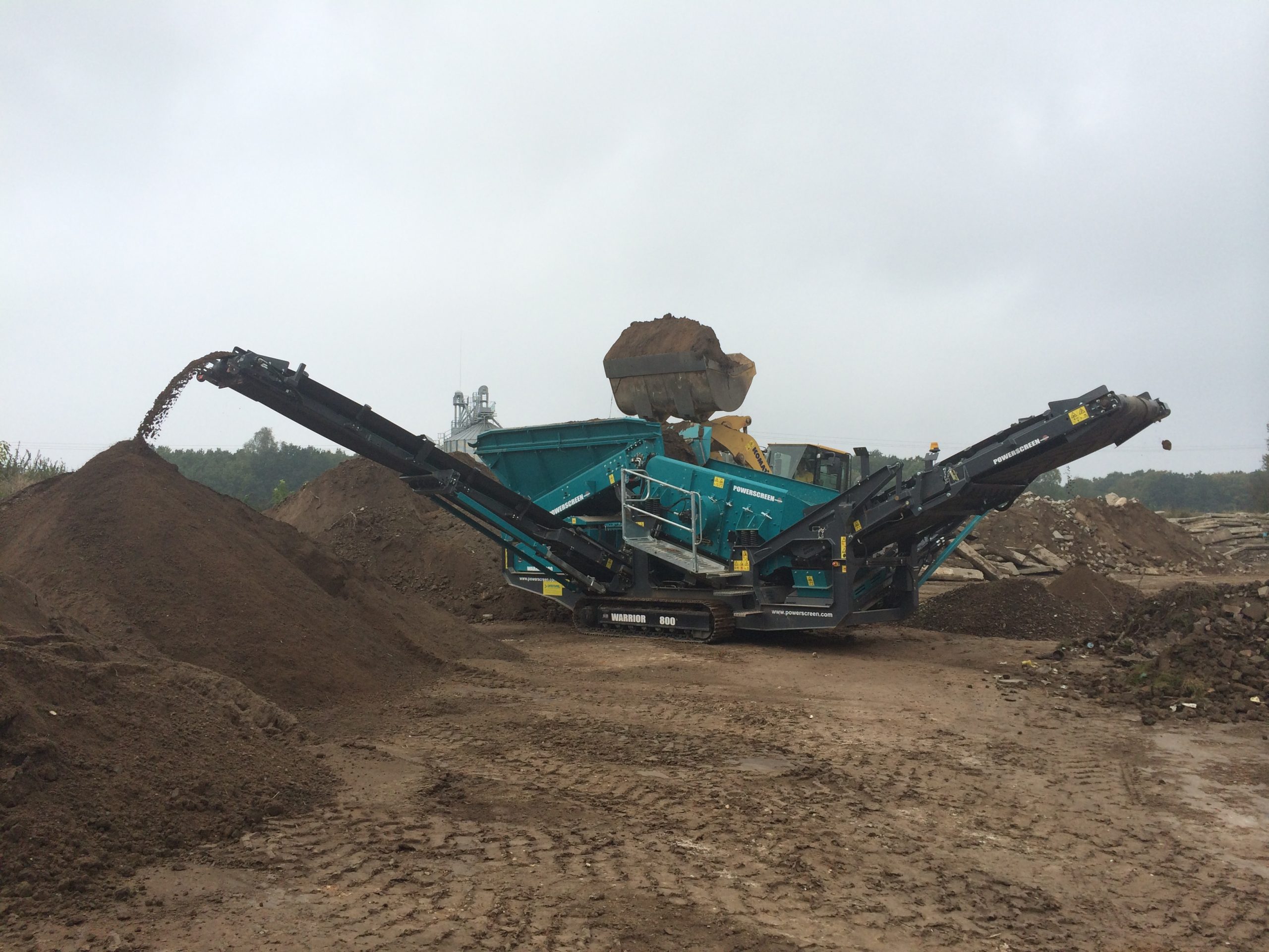SCHWERLASTSIEBANLAGE - POWERSCREEN WARRIOR 800